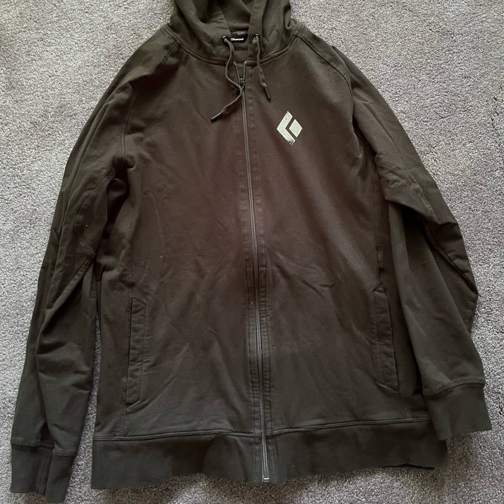 Black Diamond Brown Athletic Hoodie Sweatshirt